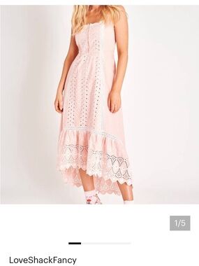 open lace back dress LoveShackFancy Women's Jayce Dress